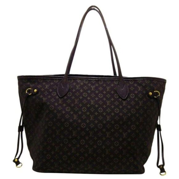 Louis Vuitton Neverfull Mm Black Monogram Idylle Canvas Shoulder Bag - Picture 1 of 7